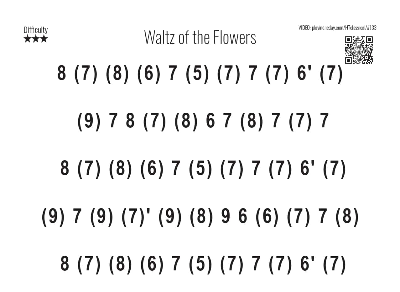Waltz of the Flowers tabs